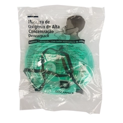 Máscara de Oxigênio Infantil Alta Concentração Descarpack