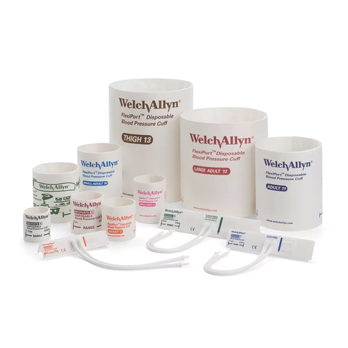 Braçadeira Descartável FlexiPort Soft Tamanho 6 (7–10 cm) Caixa com 20 Unidades Welch Allyn