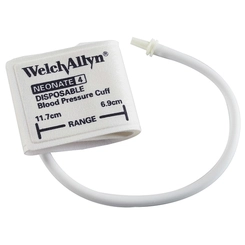 Braçadeira Neonatal Descartável Tamanho 4 com 2 Tubos Caixa com 10 Unidades Welch Allyn