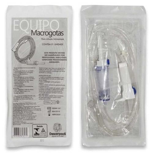 Equipo Macrogotas Completo Lock Emb Plastica DCK-0414301 Descarpack