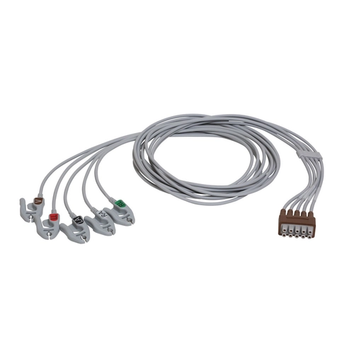 Conjunto Derivações ECG 5-lead Grabber AHA 74cm 2106389-001 GE Healthcare