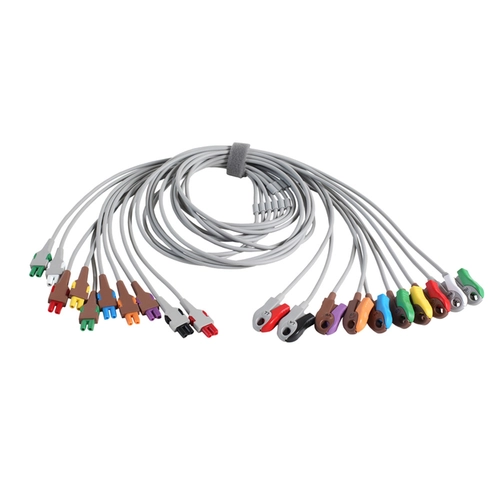 Conjunto de Derivações Tipo Garra Base 10 AHA 2104749-001 GE Healthcare