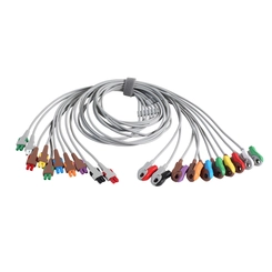 Conjunto de Derivações Tipo Garra Base 10 AHA 2104749-001 GE Healthcare