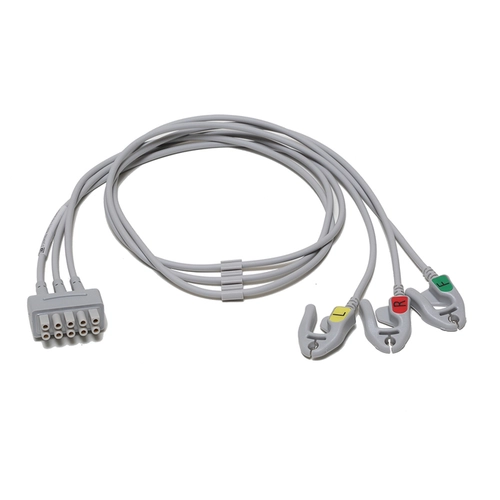 Rabichos de ECG 3 Derivações Grabber IEC 74 cm 2106390 003 GE Healthcare