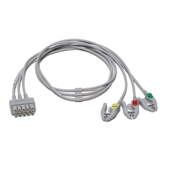 Rabichos de ECG 3 Derivações Grabber IEC 74 cm 2106390 003 GE Healthcare