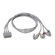 Rabichos de ECG 3 Derivações Grabber IEC 74 cm 2106390 003 GE Healthcare