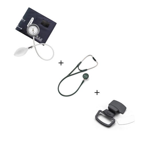 Kit Aparelho de Pressão Duraschock DS44 + Estetoscópio Harvey Elite + Nametag - Welch Allyn